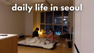 newlywed life in seoul  making a house a home  catching the flu, renovations, new furniture