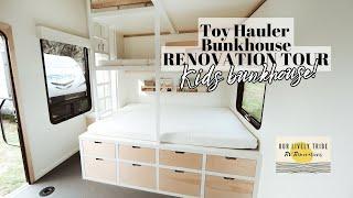 Toy Hauler Bunkhouse Renovation Tour