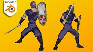Holding Objects in Blender 4.2