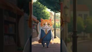 Meow Mahashay Ki Paathshala – Funny Cat Video for Kids & Cat Lovers  #shorts