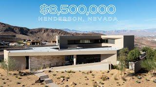 Touring a Jaw-Dropping $8,500,000 Modern Mansion by Blue Heron | Ascaya in Las Vegas, Nevada