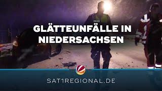 Zahlreiche Glätteunfälle in Niedersachsen