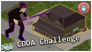 Sneaking back to town for a sip of "water" - kept you waiting, huh? CDDA Challenge Project Zomboid