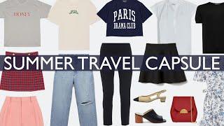 11 Pieces, 29 Outfits: Summer Travel Capsule In A Carry-On Suitcase