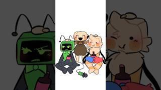 Part 2[DONE] war bc of Pop ft. Shelly, Vee, Goob [Dandy's World] #dandysworld