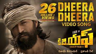 Dheera Dheera Full Video Song | KGF Telugu Movie | Yash | Prashanth Neel | Hombale | Ravi Basrur