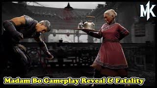 Madam Bo Gameplay Reveal & Madam Bo Fatality Mortal Kombat 1