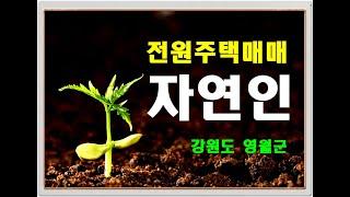 자연인 생활 주택 세컨하우스 매매  - 강원도 영월 전원주택 매물