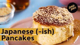 Japanese (-ish) Pancakes Recipe: Fluffy, Jiggly Pancakes with Nutty Sesame Topping | Pepper.ph