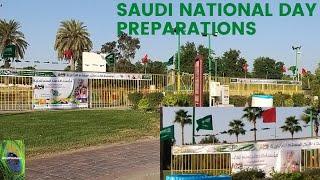 Saudi National Day Preparations |  JUBAIL |  KSA