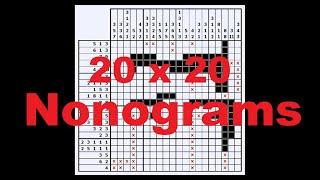 Solving 20x20 Nonograms