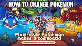 League Unite/Pixel Trainer How to Change Pokemon - Tutorial Change Formation League Unite