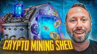 Building a Crypto Mining Shed | Gutter this Old Shed for Mining!