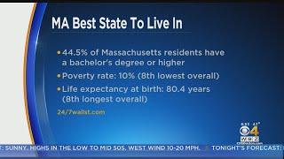 Massachusetts Ranked Best State To Live In