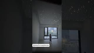 Hide the ceiling starry sky lights, and experience the rural starry sky at home. #lamp #light #led