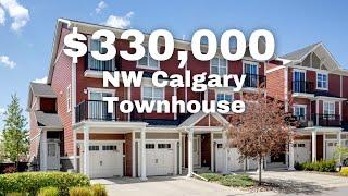 Tour a $330,000 2 Bedroom NW Calgary Townhouse For Sale (Homes for sale 2022)