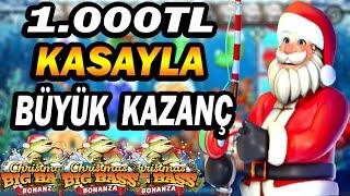 CHRISTMAS BİG BASS BONANZA | 1.000TL İLE NASIL OYNANIR !! #casino #slot #slotoyunları #pragmaticplay