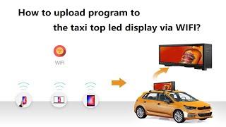 Guide Video - How to upload program to the taxi top led screen?