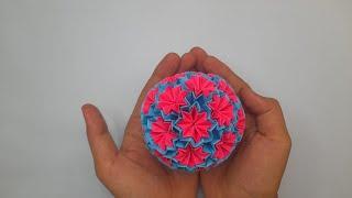 DIY How to Make Origami Kusudama Venus