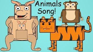 Animal Names Song 1 | Fun Animal Song For Kids