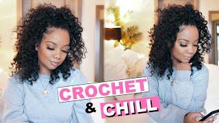 PROTECTIVE STYLE FOR NATURAL HAIR: QUICK CROCHET W/ TRENDY TRESSES GODDESS CURL