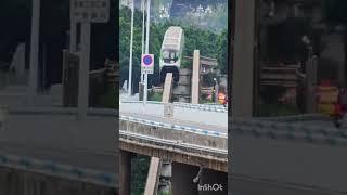 Monorail  of Chongqing city ️ china  #amazingchina