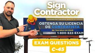 California Contractors License Exam: C-45 Questions Unleashed!