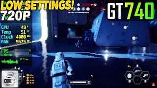 Star Wars Battlefront 2 GT 740 - 720p Low,