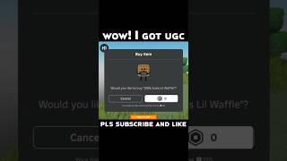 ROBLOX FREE UGC LIMITED #roblox #freeugclimited #freeugcitem