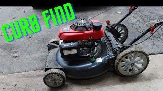 Troy bilt mower with Honda engine curb find no start