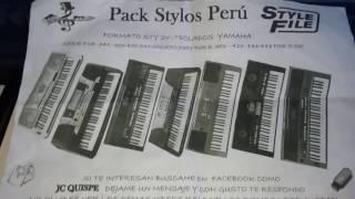 PACK STYLOS YAMAHA 20