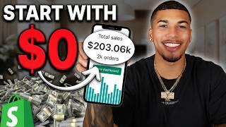 Can You ACTUALLY Start Dropshipping With No Money?! ($0 CHALLENGE)