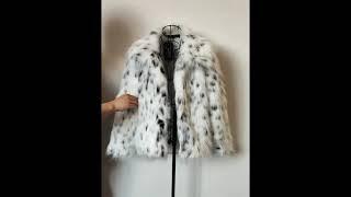 Snow Leopard Fur Coat