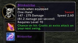 POV: You Loot Blinkstrike in TBC Classic