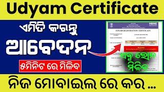 Udyam Registration 2024 || Udyam Aadhar Registration || Udyam aadhar registration kaise kare