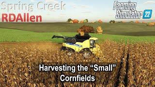 Harvesting the "Small" Cornfields | E51 Spring Creek | Farming Simulator 22