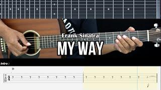 My Way - Frank Sinatra | EASY Guitar Tutorial - Guitar Lessons TABS