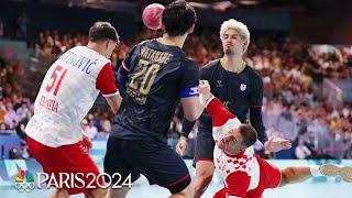 Croatia, Japan play to LAST-SECOND THRILLER in men's handball | Paris Olympics | NBC Sports