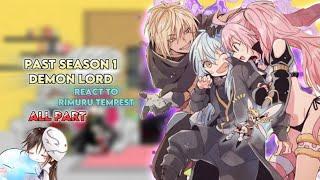 Past season 1 demon lords react to Rimuru Tempest [ALL PART] |Gacha reaction| ship: Rimuru x Harem