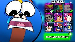 1 lvl Savaşçılarımı yükseltmem gerekiyor :(  Brawl stars