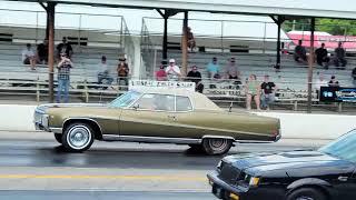 Buick Grand National runs against a badass Buick Electra 225 at the 2024 Buick GS Nationals