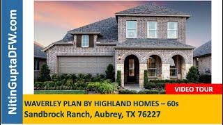 Sandbrock Ranch  In Aubrey  TX Waverley Plan By  Highland Homes