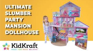 Ultimate Slumber Party Mansion | KidKraft Wooden Dollhouses