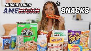 AUSTRALIAN TRIES AMERICAN SNACKS (EW )