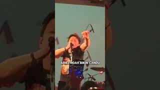 Gaya Manggungnya Ariel Noah Konser Full Power Banget #shorts #ariel #noah