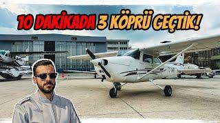 10 DAKİKADA 3 KÖPRÜ GEÇTİK - İSTANBUL'DA UÇAK TURU