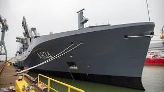 Kijkje aan boord van het nieuwste Nederlandse marineschip: de Den Helder