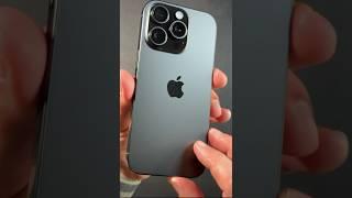 iPhone 16 Pro Titanium Black first look! #shorts