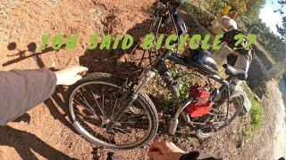 Motorized bicycle trip part 1