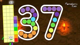 Numberblocks 37 Magic Run - Numberblocks Thirty Seven Adventure | Number Counting Go Explore